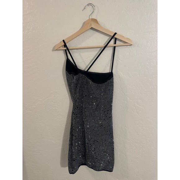 I.AM.Gia Rhinestone Aurora Mini Cutout  Dress - Picture 7 of 11